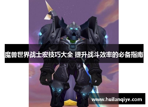 魔兽世界战士宏技巧大全 提升战斗效率的必备指南